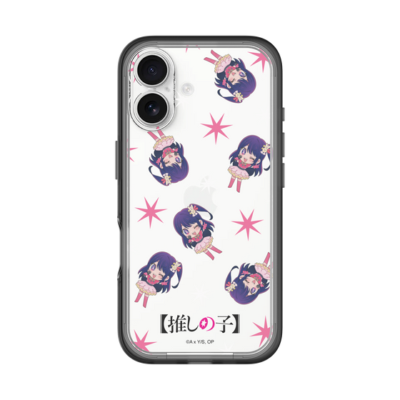 スリムプロテクションプレミアムケース［ 【推しの子】 - アイ - ミニキャラ総柄 ］