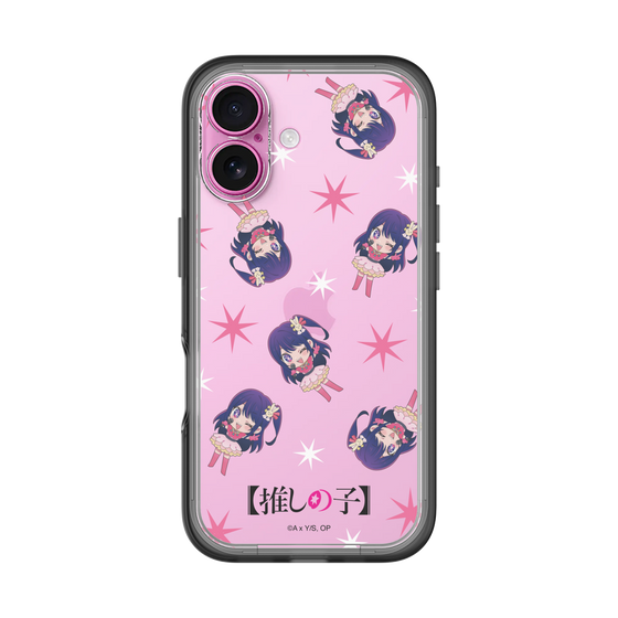スリムプロテクションプレミアムケース［ 【推しの子】 - アイ - ミニキャラ総柄 ］