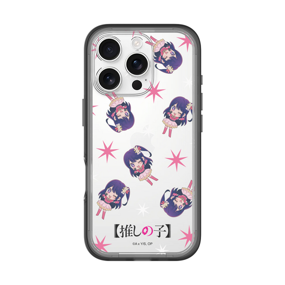 スリムプロテクションプレミアムケース［ 【推しの子】 - アイ - ミニキャラ総柄 ］