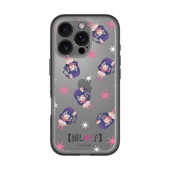 スリムプロテクションプレミアムケース［ 【推しの子】 - アイ - ミニキャラ総柄 ］