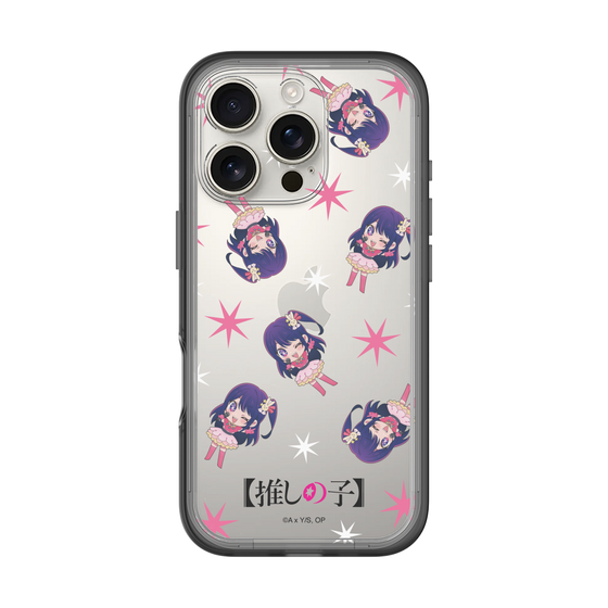 スリムプロテクションプレミアムケース［ 【推しの子】 - アイ - ミニキャラ総柄 ］