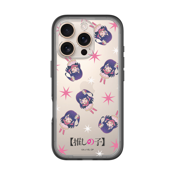スリムプロテクションプレミアムケース［ 【推しの子】 - アイ - ミニキャラ総柄 ］