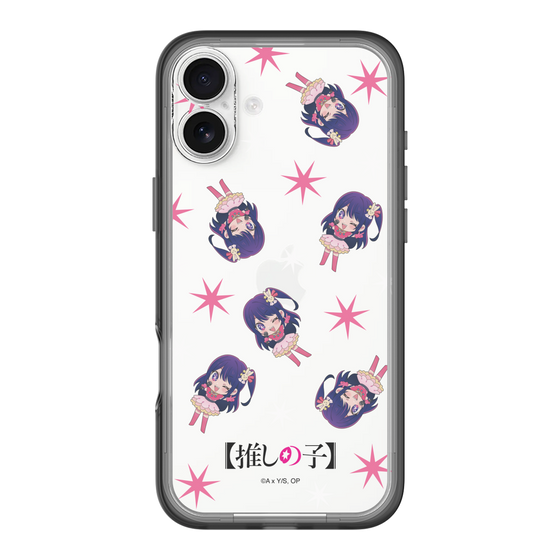 スリムプロテクションプレミアムケース［ 【推しの子】 - アイ - ミニキャラ総柄 ］