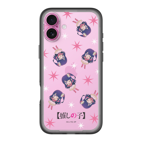 スリムプロテクションプレミアムケース［ 【推しの子】 - アイ - ミニキャラ総柄 ］