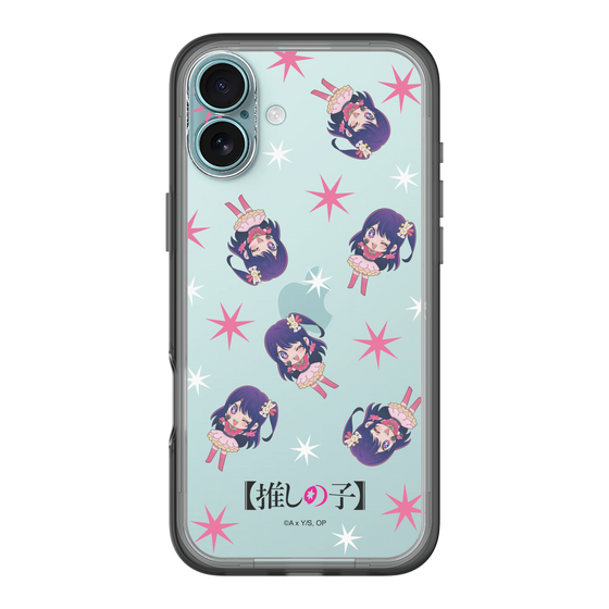 スリムプロテクションプレミアムケース［ 【推しの子】 - アイ - ミニキャラ総柄 ］