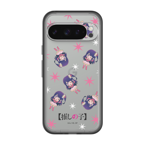 スリムプロテクションプレミアムケース［ 【推しの子】 - アイ - ミニキャラ総柄 ］