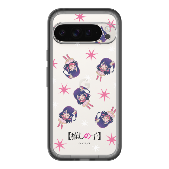 スリムプロテクションプレミアムケース［ 【推しの子】 - アイ - ミニキャラ総柄 ］
