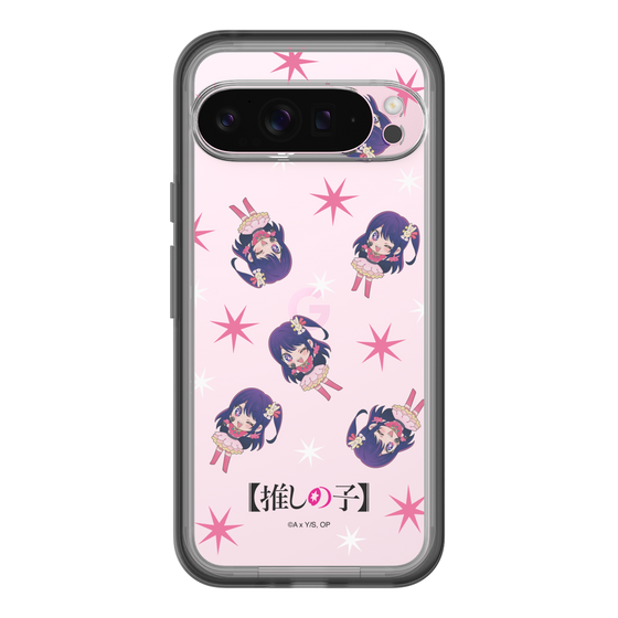 スリムプロテクションプレミアムケース［ 【推しの子】 - アイ - ミニキャラ総柄 ］
