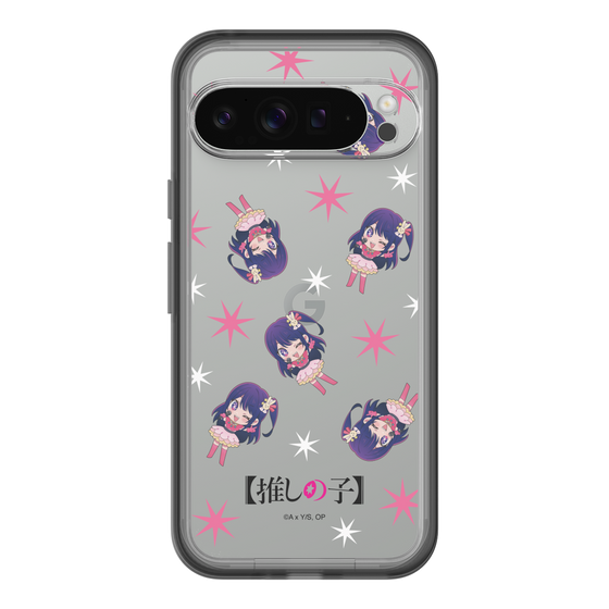 スリムプロテクションプレミアムケース［ 【推しの子】 - アイ - ミニキャラ総柄 ］