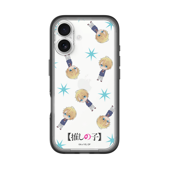 スリムプロテクションプレミアムケース［ 【推しの子】 - アクア - ミニキャラ総柄 ］