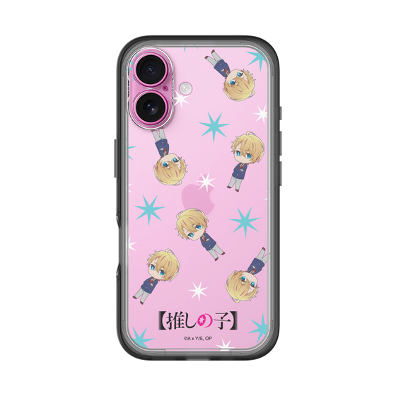 スリムプロテクションプレミアムケース［ 【推しの子】 - アクア - ミニキャラ総柄 ］