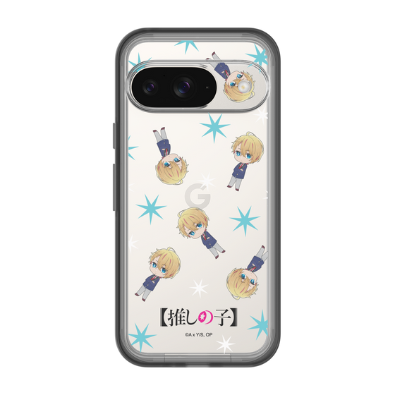 スリムプロテクションプレミアムケース［ 【推しの子】 - アクア - ミニキャラ総柄 ］