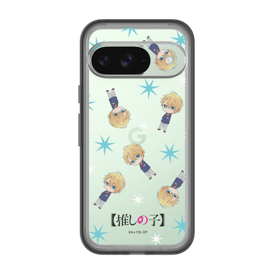 スリムプロテクションプレミアムケース［ 【推しの子】 - アクア - ミニキャラ総柄 ］