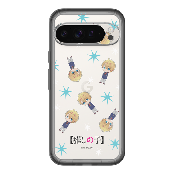 スリムプロテクションプレミアムケース［ 【推しの子】 - アクア - ミニキャラ総柄 ］