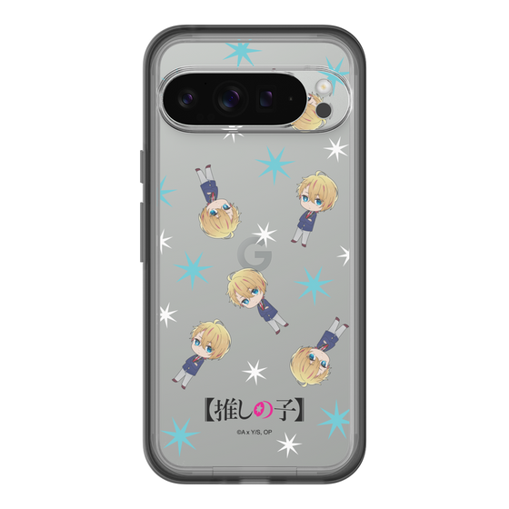 スリムプロテクションプレミアムケース［ 【推しの子】 - アクア - ミニキャラ総柄 ］