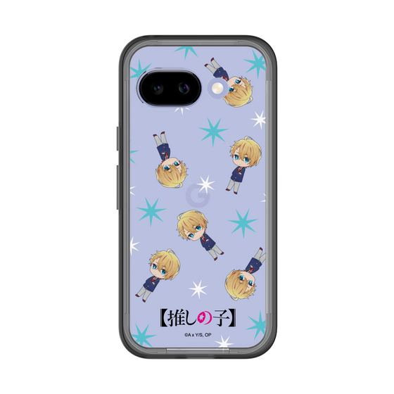 スリムプロテクションプレミアムケース［ 【推しの子】 - アクア - ミニキャラ総柄 ］