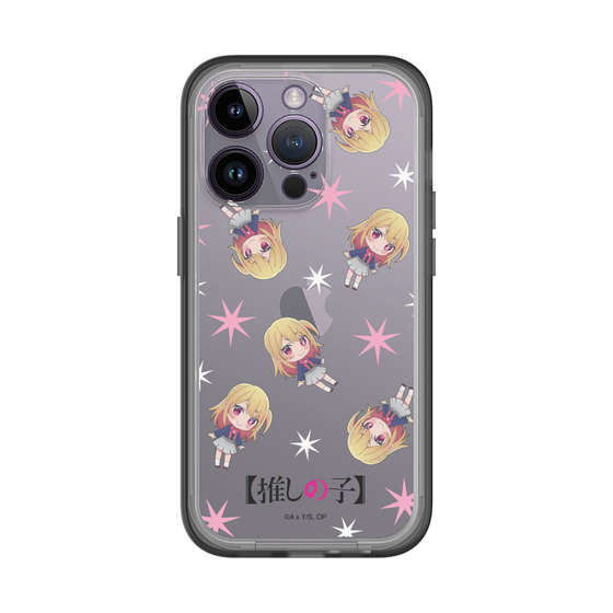 スリムプロテクションプレミアムケース［ 【推しの子】 - ルビー - ミニキャラ総柄 ］