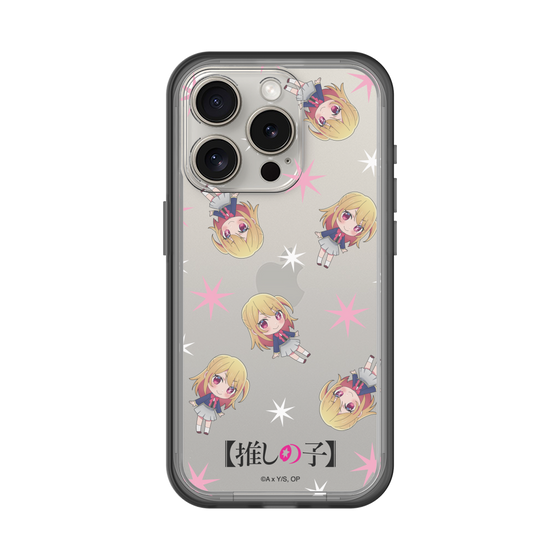 スリムプロテクションプレミアムケース［ 【推しの子】 - ルビー - ミニキャラ総柄 ］