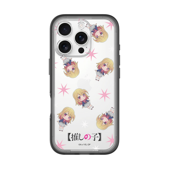 スリムプロテクションプレミアムケース［ 【推しの子】 - ルビー - ミニキャラ総柄 ］