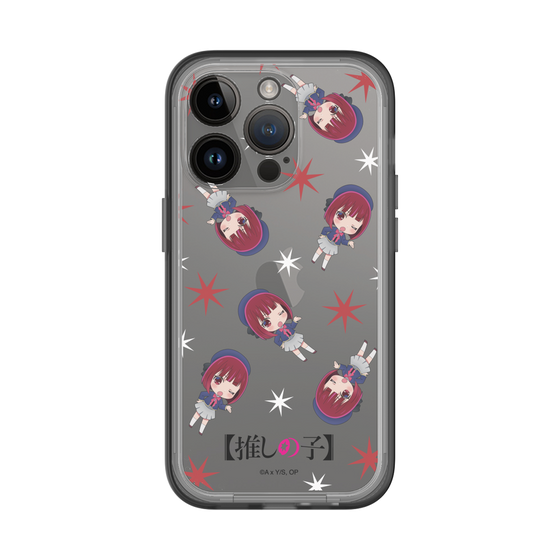 スリムプロテクションプレミアムケース［ 【推しの子】 - 有馬かな - ミニキャラ総柄 ］