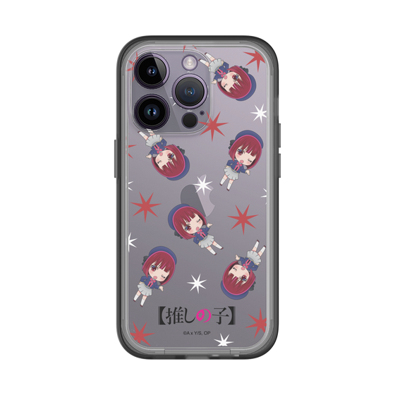 スリムプロテクションプレミアムケース［ 【推しの子】 - 有馬かな - ミニキャラ総柄 ］