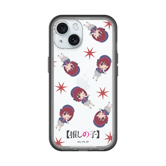 スリムプロテクションプレミアムケース［ 【推しの子】 - 有馬かな - ミニキャラ総柄 ］