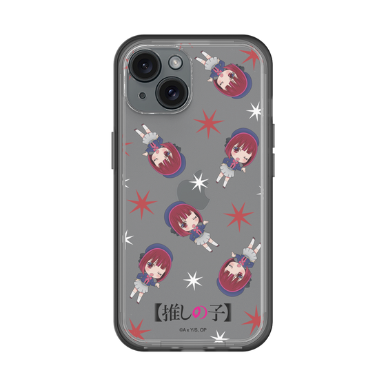 スリムプロテクションプレミアムケース［ 【推しの子】 - 有馬かな - ミニキャラ総柄 ］
