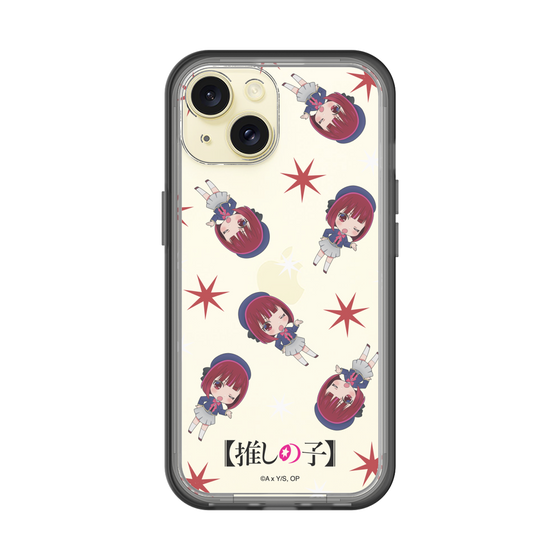 スリムプロテクションプレミアムケース［ 【推しの子】 - 有馬かな - ミニキャラ総柄 ］