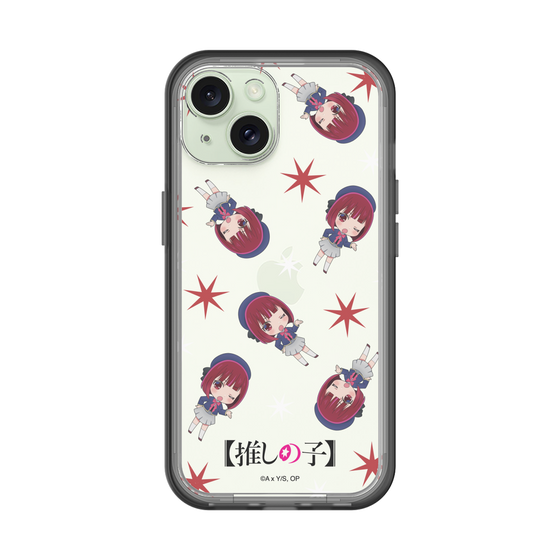 スリムプロテクションプレミアムケース［ 【推しの子】 - 有馬かな - ミニキャラ総柄 ］