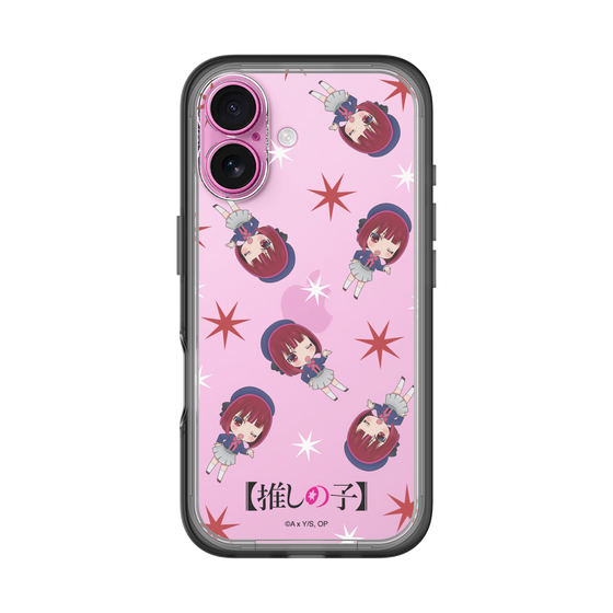 スリムプロテクションプレミアムケース［ 【推しの子】 - 有馬かな - ミニキャラ総柄 ］