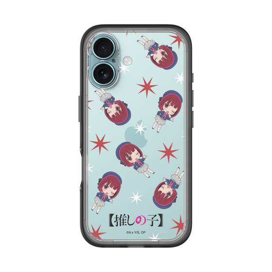 スリムプロテクションプレミアムケース［ 【推しの子】 - 有馬かな - ミニキャラ総柄 ］