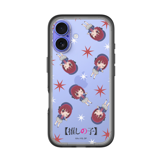 スリムプロテクションプレミアムケース［ 【推しの子】 - 有馬かな - ミニキャラ総柄 ］