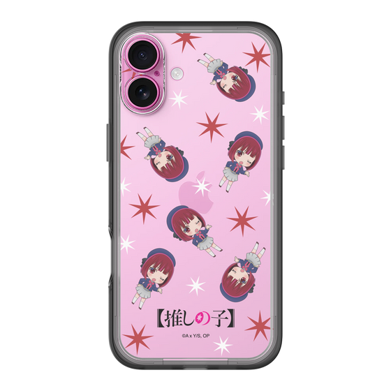 スリムプロテクションプレミアムケース［ 【推しの子】 - 有馬かな - ミニキャラ総柄 ］