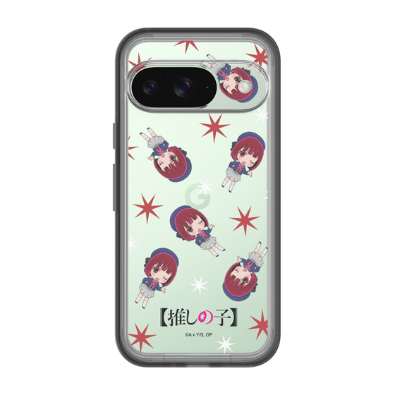 スリムプロテクションプレミアムケース［ 【推しの子】 - 有馬かな - ミニキャラ総柄 ］