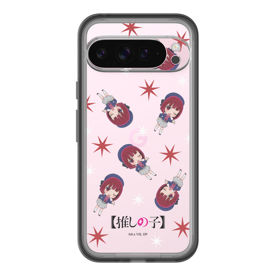 スリムプロテクションプレミアムケース［ 【推しの子】 - 有馬かな - ミニキャラ総柄 ］