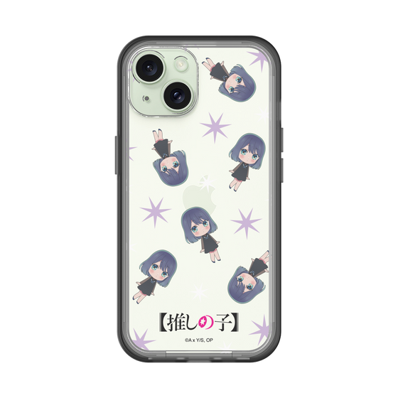 スリムプロテクションプレミアムケース［ 【推しの子】 - 黒川あかね - ミニキャラ総柄 ］