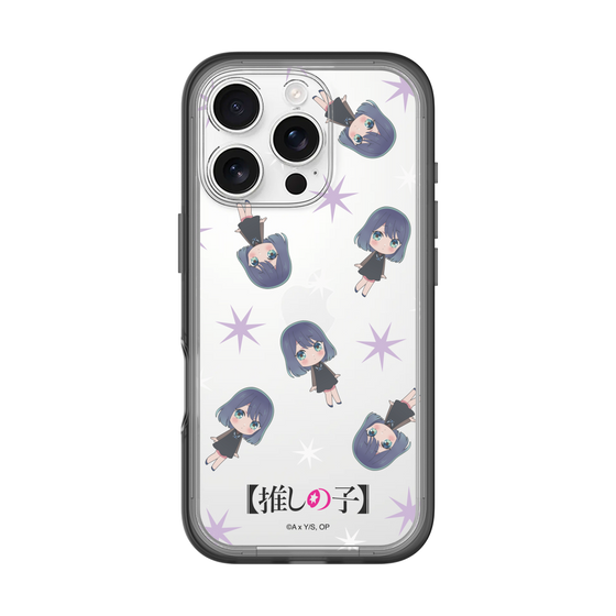 スリムプロテクションプレミアムケース［ 【推しの子】 - 黒川あかね - ミニキャラ総柄 ］