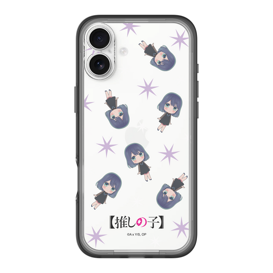 スリムプロテクションプレミアムケース［ 【推しの子】 - 黒川あかね - ミニキャラ総柄 ］