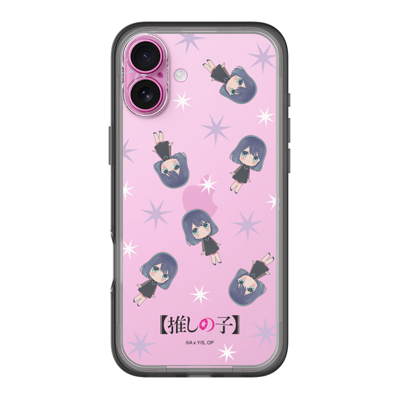 スリムプロテクションプレミアムケース［ 【推しの子】 - 黒川あかね - ミニキャラ総柄 ］