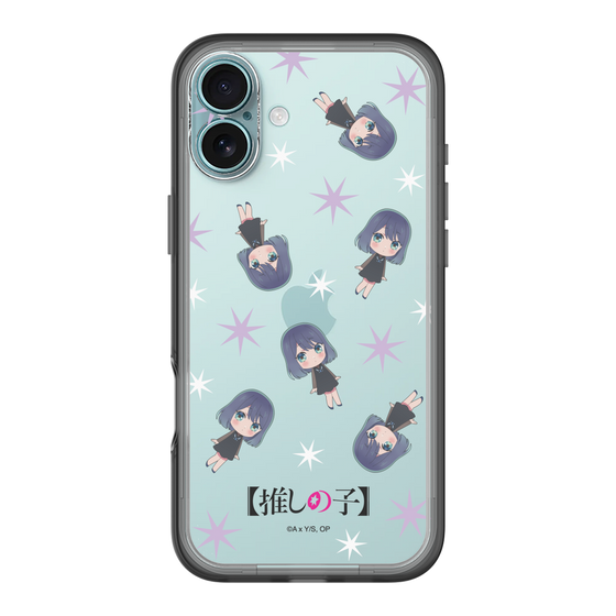 スリムプロテクションプレミアムケース［ 【推しの子】 - 黒川あかね - ミニキャラ総柄 ］