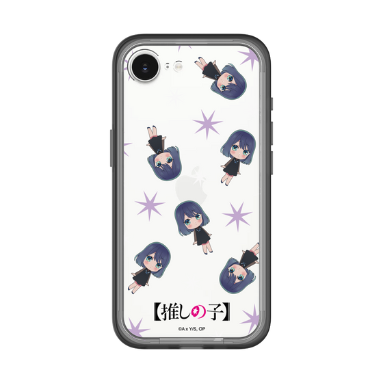 スリムプロテクションプレミアムケース［ 【推しの子】 - 黒川あかね - ミニキャラ総柄 ］