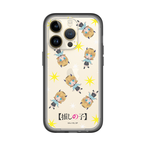 スリムプロテクションプレミアムケース［ 【推しの子】 - MEMちょ - ミニキャラ総柄 ］
