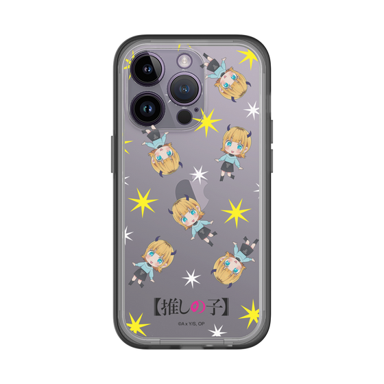 スリムプロテクションプレミアムケース［ 【推しの子】 - MEMちょ - ミニキャラ総柄 ］