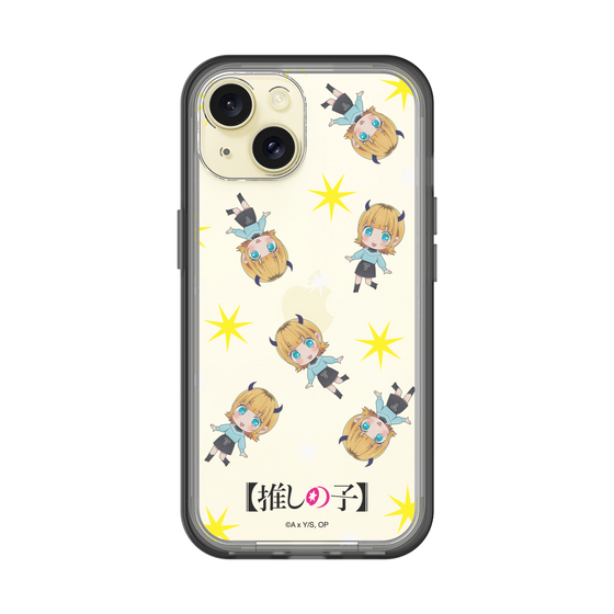 スリムプロテクションプレミアムケース［ 【推しの子】 - MEMちょ - ミニキャラ総柄 ］