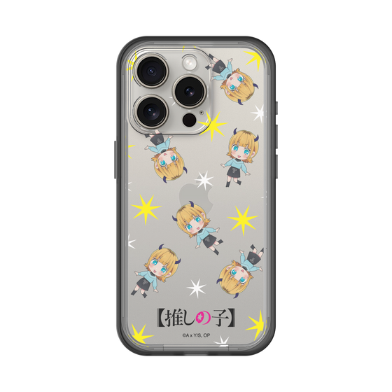 スリムプロテクションプレミアムケース［ 【推しの子】 - MEMちょ - ミニキャラ総柄 ］