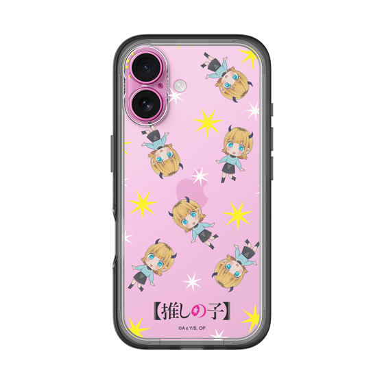 スリムプロテクションプレミアムケース［ 【推しの子】 - MEMちょ - ミニキャラ総柄 ］