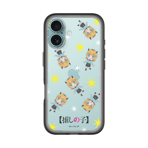 スリムプロテクションプレミアムケース［ 【推しの子】 - MEMちょ - ミニキャラ総柄 ］