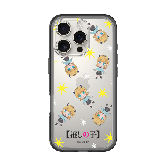 スリムプロテクションプレミアムケース［ 【推しの子】 - MEMちょ - ミニキャラ総柄 ］