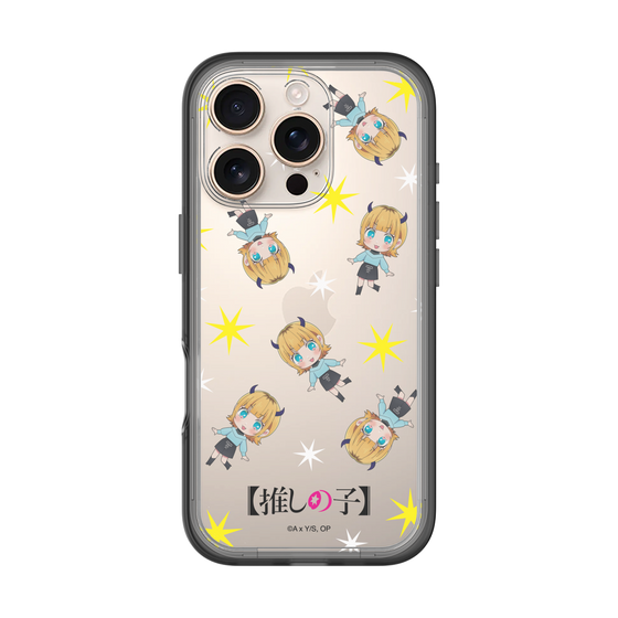 スリムプロテクションプレミアムケース［ 【推しの子】 - MEMちょ - ミニキャラ総柄 ］