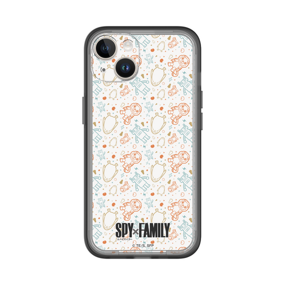 スリムプロテクションプレミアムケース［ SPY×FAMILY - ぬいぐるみ - 総柄 ］